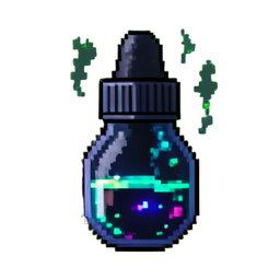 Goutte-à-goutte ampoule — sprite pixel art 256×256