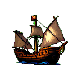 Cabo Pirata — sprite pixel art 256×256