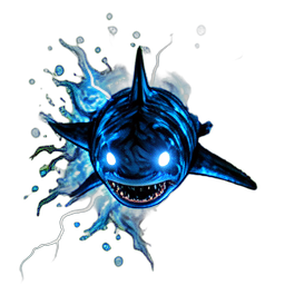 Pirate Shark (VFX) - 256x256 pixel art sprite