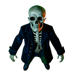 Pirate Skeleton (Cinematic) - 256x256 pixel art sprite