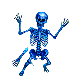 Pirate Skeleton (VFX) - 256x256 pixel art sprite