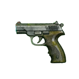 Pistol (Atmospheric) - 256x256 pixel art sprite