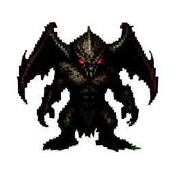 Demonio del pozo — sprite pixel art 256×256