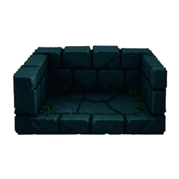 Carrelage de sol piège — sprite pixel art 256×256