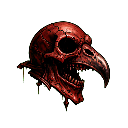 Pestdoktor Schnabel — 512×512 Pixel-Art-Sprite