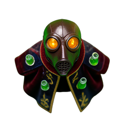 Plague Doctor (HD-2D) — 256×256 pixel art sprite
