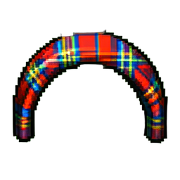 Plaid Headband — 256×256 pixel art sprite
