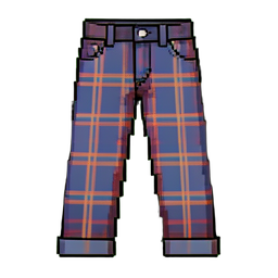 Gestreifte Jeans — 256×256 Pixel-Art-Sprite