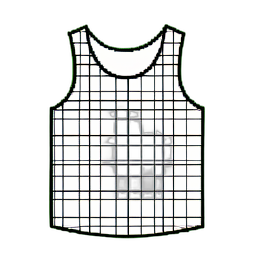 格子背心 — 256×256 像素游戏素材