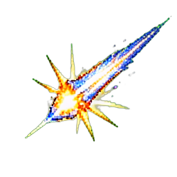 等离子闪电爆发 — 256×256 像素游戏素材