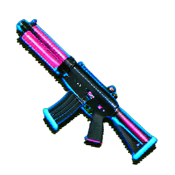 Plasma Rifle (Cyberpunk) - 256x256 pixel art sprite