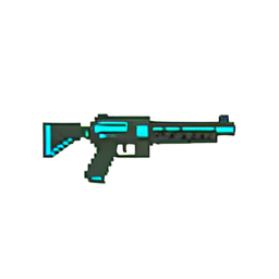 Plasma Rifle (Low-Res) - 256x256 pixel art sprite