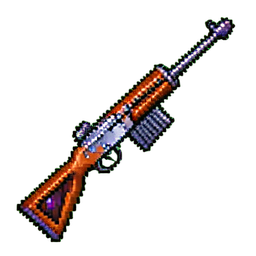 Plasma Rifle - 256x256 pixel art sprite