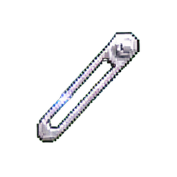 Platinum Hair Pin — 256×256 pixel art sprite