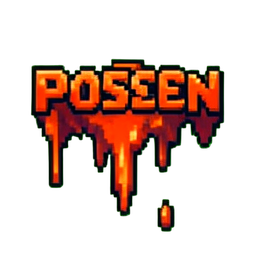 Giftige Tropfe — 256×256 Pixel-Art-Sprite