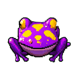 Poison Frog (16-Bit) - 256x256 pixel art sprite