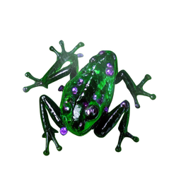 Poison Frog (HD-2D) - 256x256 pixel art sprite