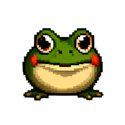 Poison Frog - 256x256 pixel art sprite