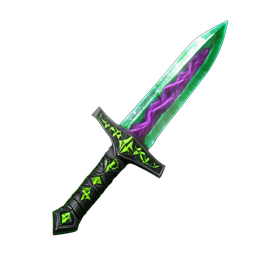 Poison Sword (HD-2D) - 256x256 pixel art sprite