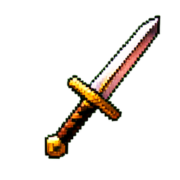 Poison Sword - 256x256 pixel art sprite