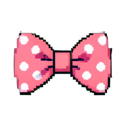 Lazo de lunares — sprite pixel art 256×256