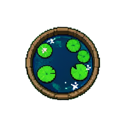 Pond (16-Bit) - 256x256 pixel art sprite