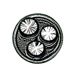 Teich (1-Bit) — 256×256 Pixel-Art-Sprite
