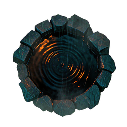 Pond (Cinematic) — 256×256 pixel art sprite