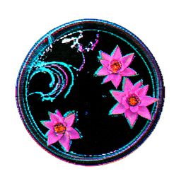 Pond (Cyberpunk) - 256x256 pixel art sprite