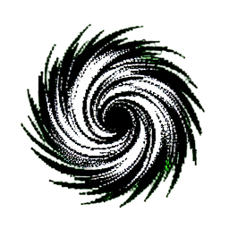 Portal Blau (1-Bit) — 256×256 Pixel-Art-Sprite