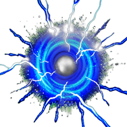 Portal Blue (VFX) - 256x256 pixel art sprite