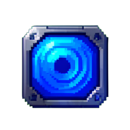 Portal Blue - 256x256 pixel art sprite
