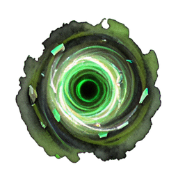 Portal Green (Atmospheric) - 256x256 pixel art sprite