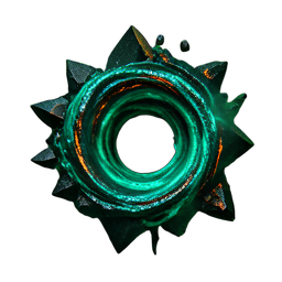 Portal Vert (Cinématique) — sprite pixel art 256×256