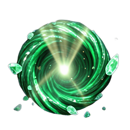 Portail Vert (HD-2D) — sprite pixel art 256×256