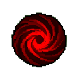 Portal Red (16-Bit) - 256x256 pixel art sprite