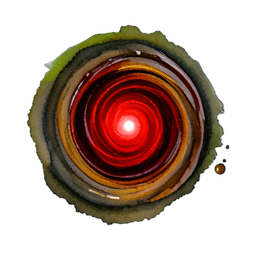 Portal Red (Atmospheric) - 256x256 pixel art sprite