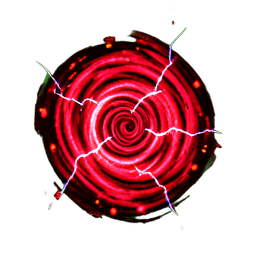 Portal Red (VFX) - 256x256 pixel art sprite