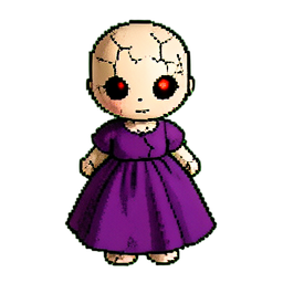Possessed Doll (16-Bit) - 256x256 pixel art sprite