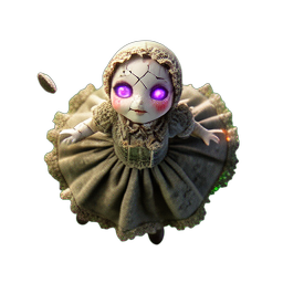 Possessed Doll (HD-2D) - 256x256 pixel art sprite