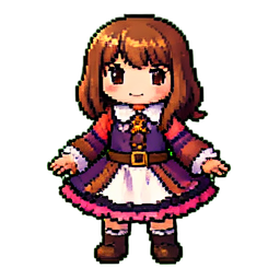 Possessed Doll - 256x256 pixel art sprite