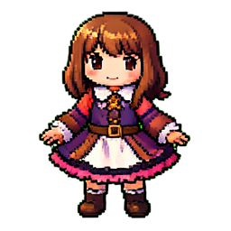 Poupée Possédée — sprite pixel art 256×256