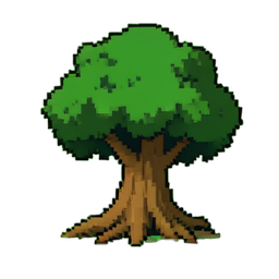Aldeão possuído — sprite pixel art 256×256