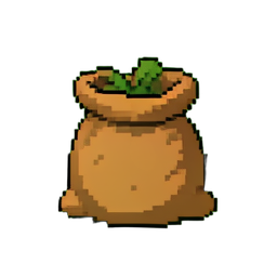 Sachet de Pommes de Terre — sprite pixel art 256×256