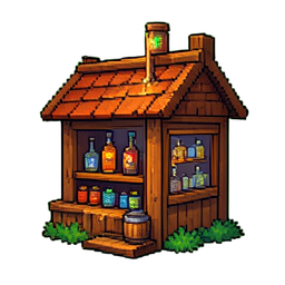 Potion Shop - 256x256 pixel art sprite