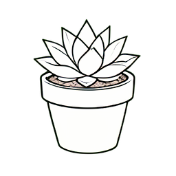 Mini-Sukkulente — 256×256 Pixel-Art-Sprite