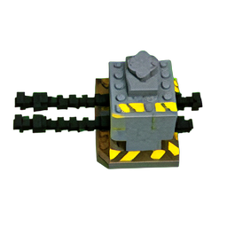 Power Line (Voxel) - 256x256 pixel art sprite