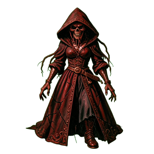 Sacerdotisa del Velo Negro — sprite pixel art 512×512