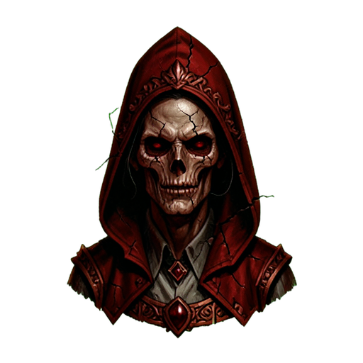 Prêtresse Stricte — sprite pixel art 512×512