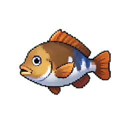 Pufferfish Inflated — 256×256 pixel art sprite